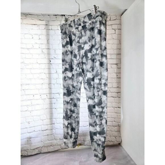Jaclyn Apparel Womens Size Large Grey Tie Dye Jogger Lounge Pants - Picture 3 of 5